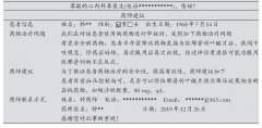 <b>CMTM中国药物治疗管理标准案例高血压病1例</b>